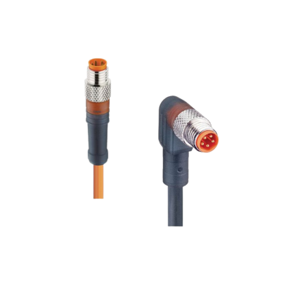 M8 met aangegoten kabel mannelijk